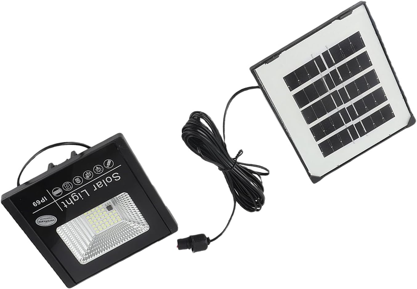 Garosa Outdoor Solar Light, LED Solar Powered Light IP67 Heat