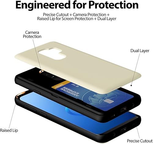 Miniatura 370 de GOOSPERY Parachoques magnético para puerta compatible con Galaxy S23, tarjetero tipo cartera, cierre automático, protección de doble capa resistente