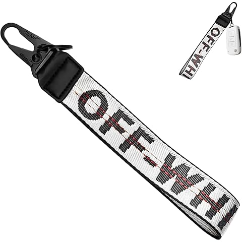 Car Key Chain, Webbing Keychain Wrist Strap, Car Key Accessories, Wallets, Jeans Trendy Letter Pendants