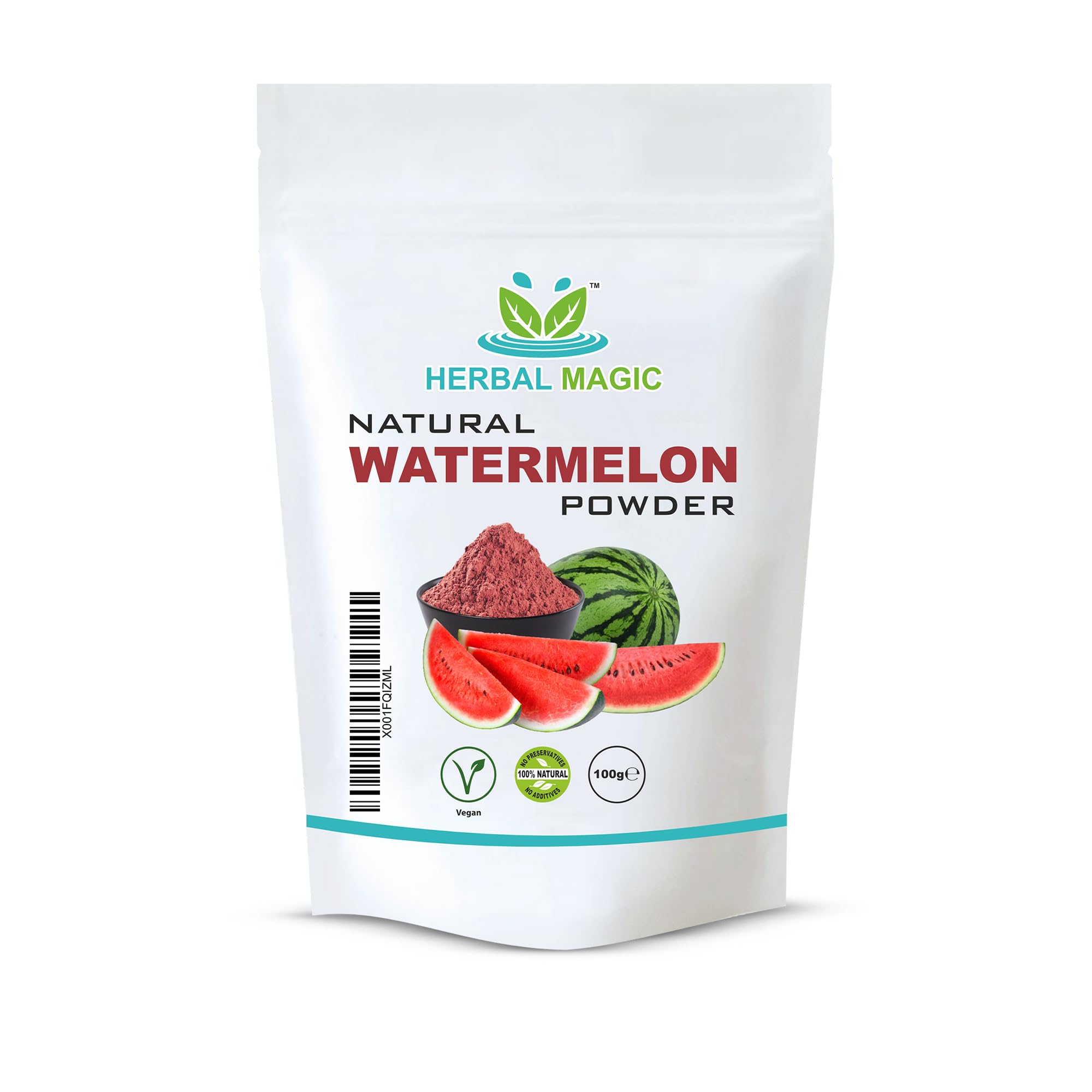 Pure & Natural Watermelon Powder, Juice Powder - Rich & Vibrant Smoothies, Shakes, Juices, Baking, Cuisines - irresistibly delicious - for an active lifestyle -100g (Pack of 1)