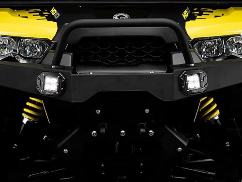 Miniatura 7 de SuperATV Luces LED tipo cubo de montaje empotrado de 3 pulgadas para UTV (ajuste universal), incluye arnés de cableado e interruptor basculante,