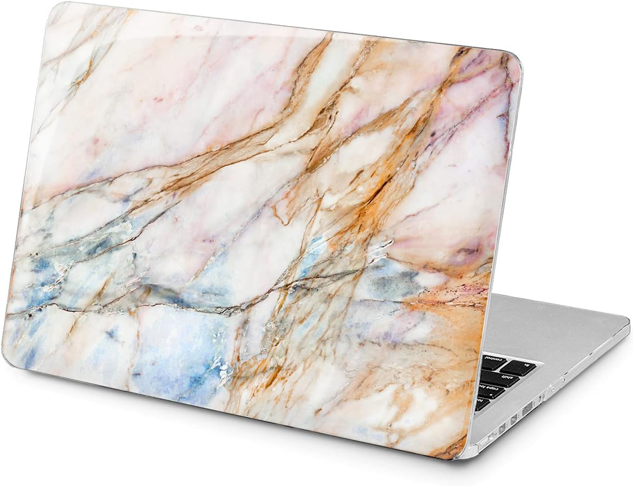 Hard Case Compatible for MacBook Pro 16 14 M3 M2 2023 M1 Pro 13 2022 Air 13 2021 Retina 2020 Mac 11 12 Nature Laptop Print Gentle Marble Trendy Cover Design Protective White Stone Aesthetic