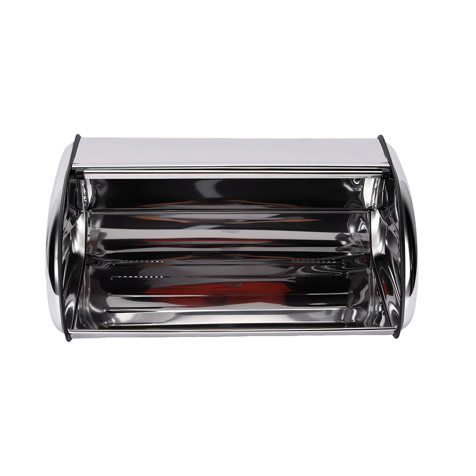 Caja de Pan de Acero Inoxidable, Organizador Espacioso para Cocina