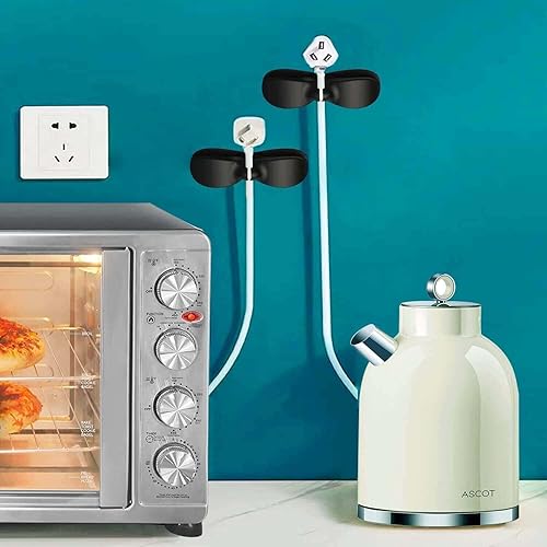 Miniatura 6 de AFunCrafter Organizador de cables para electrodomésticos  3 piezas para envolver cables de cocina, soporte para bobinador, envoltura de cable de