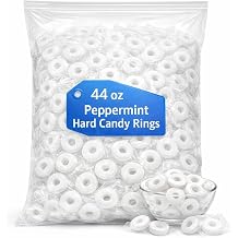 Pep O Mint Hard, 44oz Bulk Pack Individually Wrapped Classic Peppermint Mints, Ideal for Sharing, Gifting, Weddings & Special Events, Refreshing Flavor MMM29056