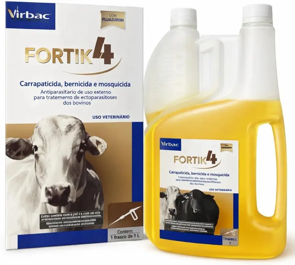 Fortik4 1LT Carrapaticida, Bernicida e Mosquicida