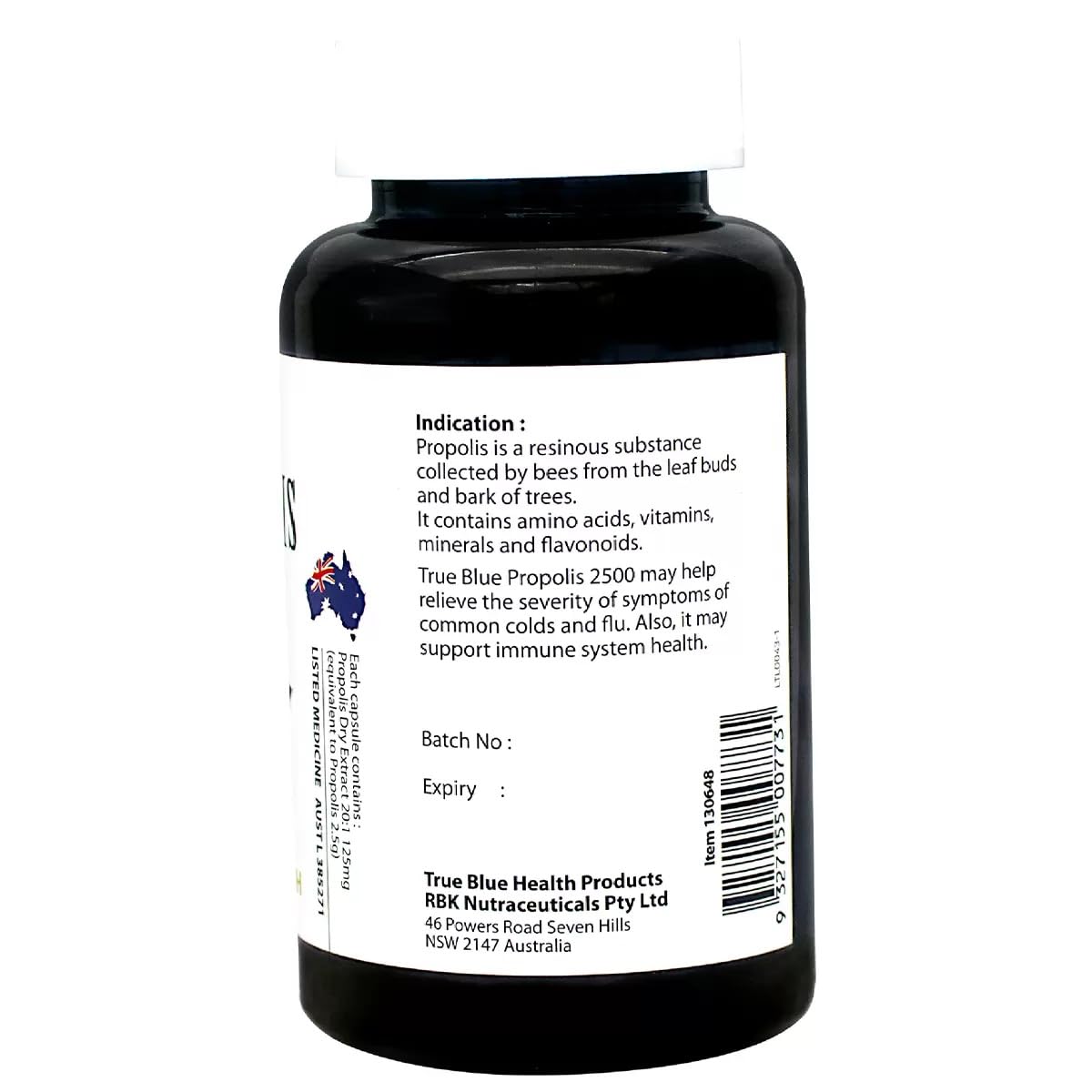 Amazon.com: True Blue Propolis 2500 Premium High Strength 300