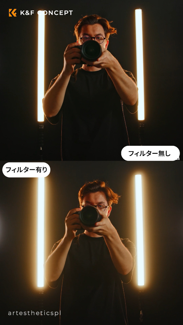 Amazon.co.jp: K&F CONCEPT 72mm Shimmer Diffusion 1 レンズ