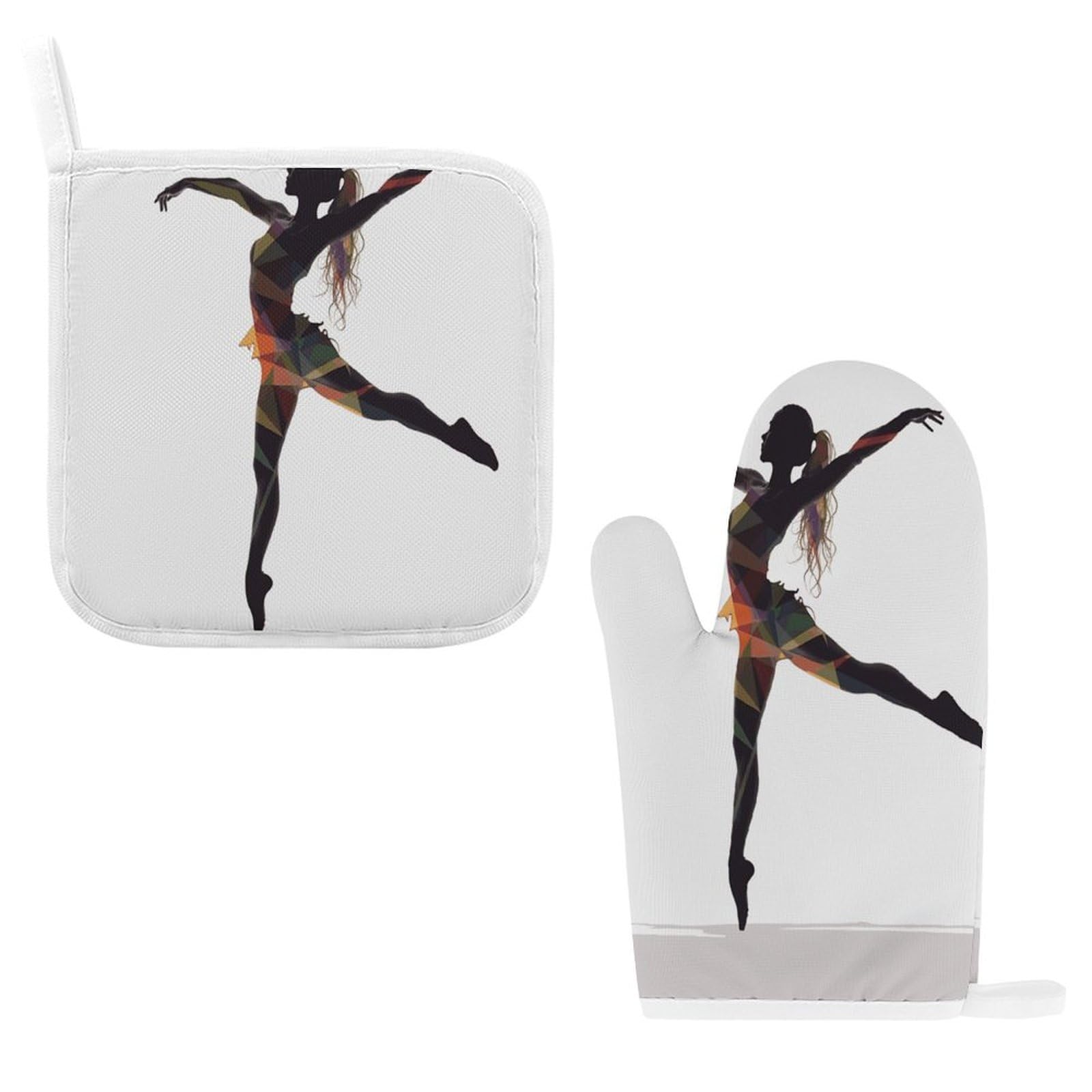 Btcowzrv Style A Dancer Oven Mitts And Pot Holders 2Pcs Set