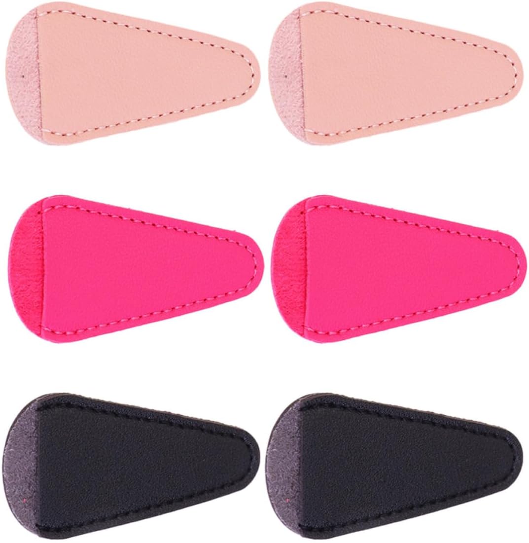 Scissors Reusable 6pcs Protective Cover Sleeve Pu Nipper Protective Sleeve to Protect Scissors and Prevent Injuries during Manicure and Random Color for Beauty Tools and Safety