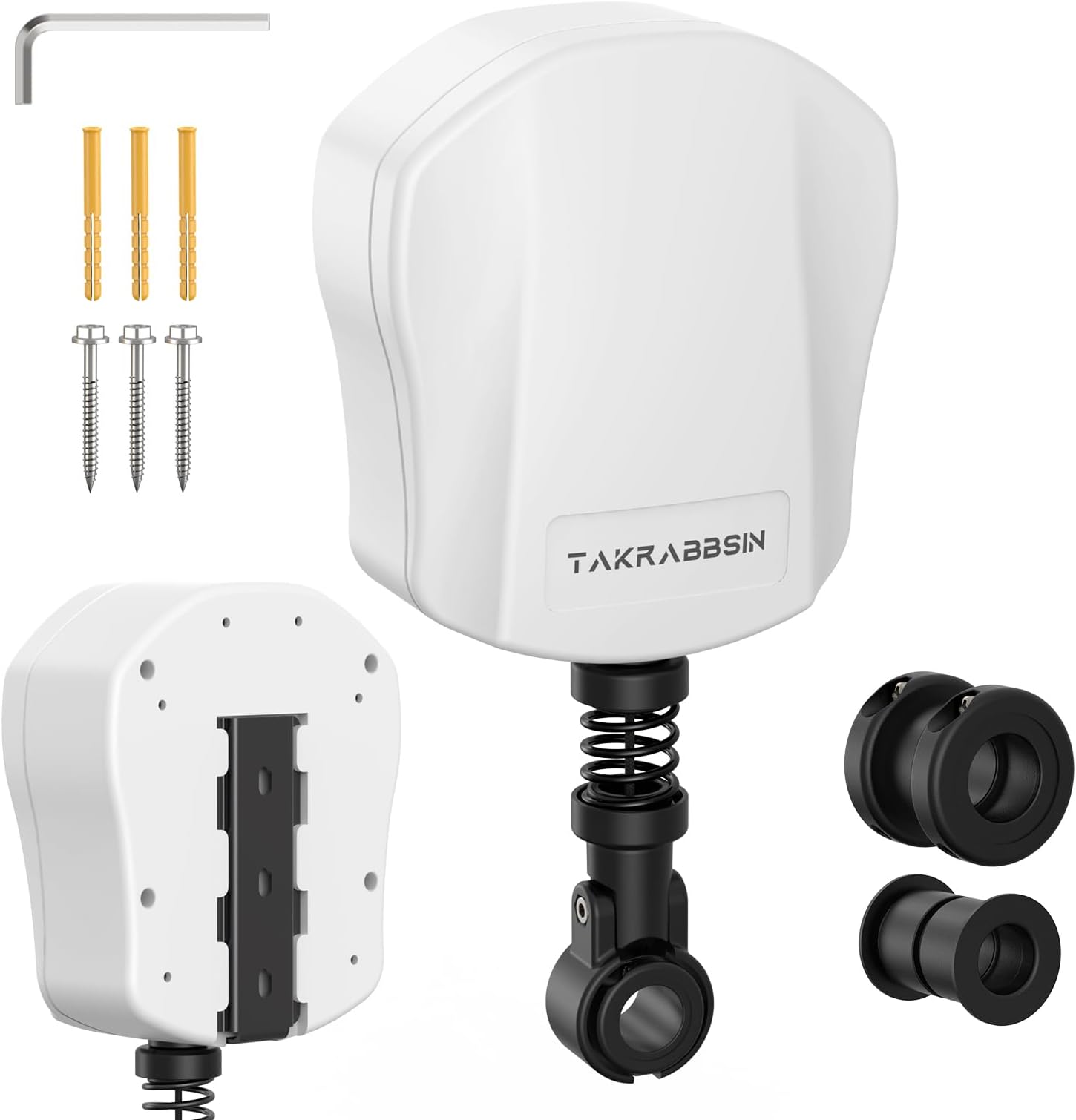 Universal EV Cable Retractor, Wall Mounted Cable Management System, Works with 16-22mm Diameter EV Charging Cables, Compatible with Tesla/j1772 EV Charger Cable