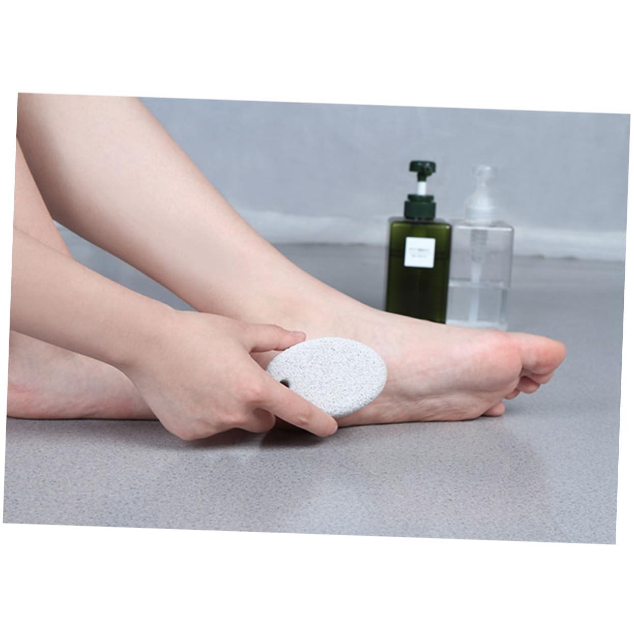 HONMEET Double-Sided Natural Pumice Stone Remover Exfoliation for Feet Heels Foot Scrubber
