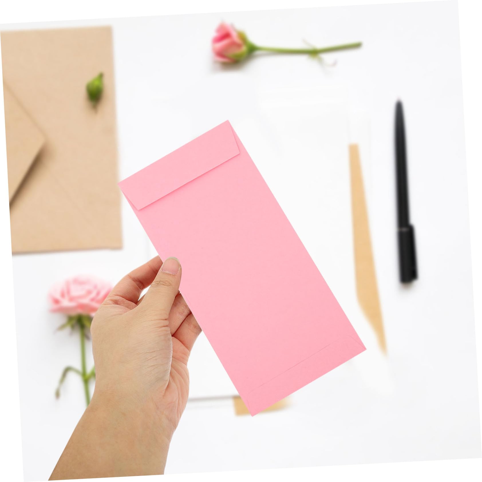 120 pièces Enveloppes Autocollantes pour Budget Papier pour Économies Pourboires Chèques et Billets Lot de Multicolores