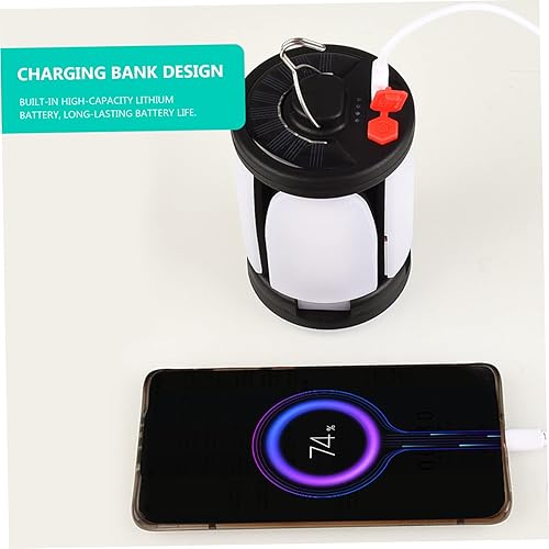 Miniatura 8 de Impermeable recargable portátil de la lámpara de la tienda de la tienda de la luz LED solar para