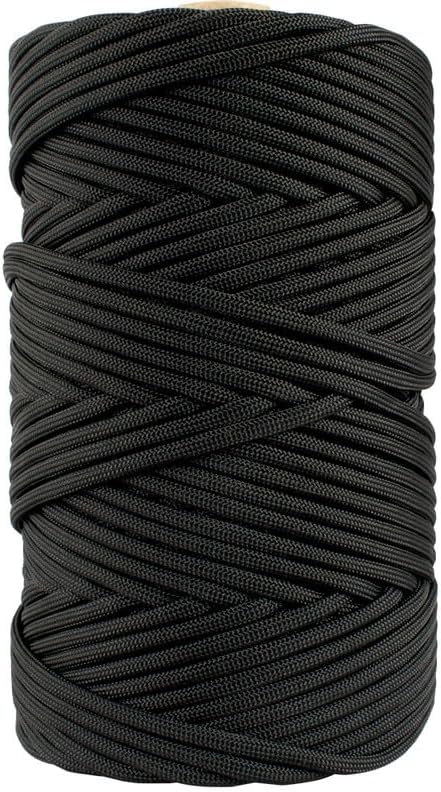 Red Rock Outdoor Gear 35-3RBLK 550 Parachute Cord 300' Roll Black