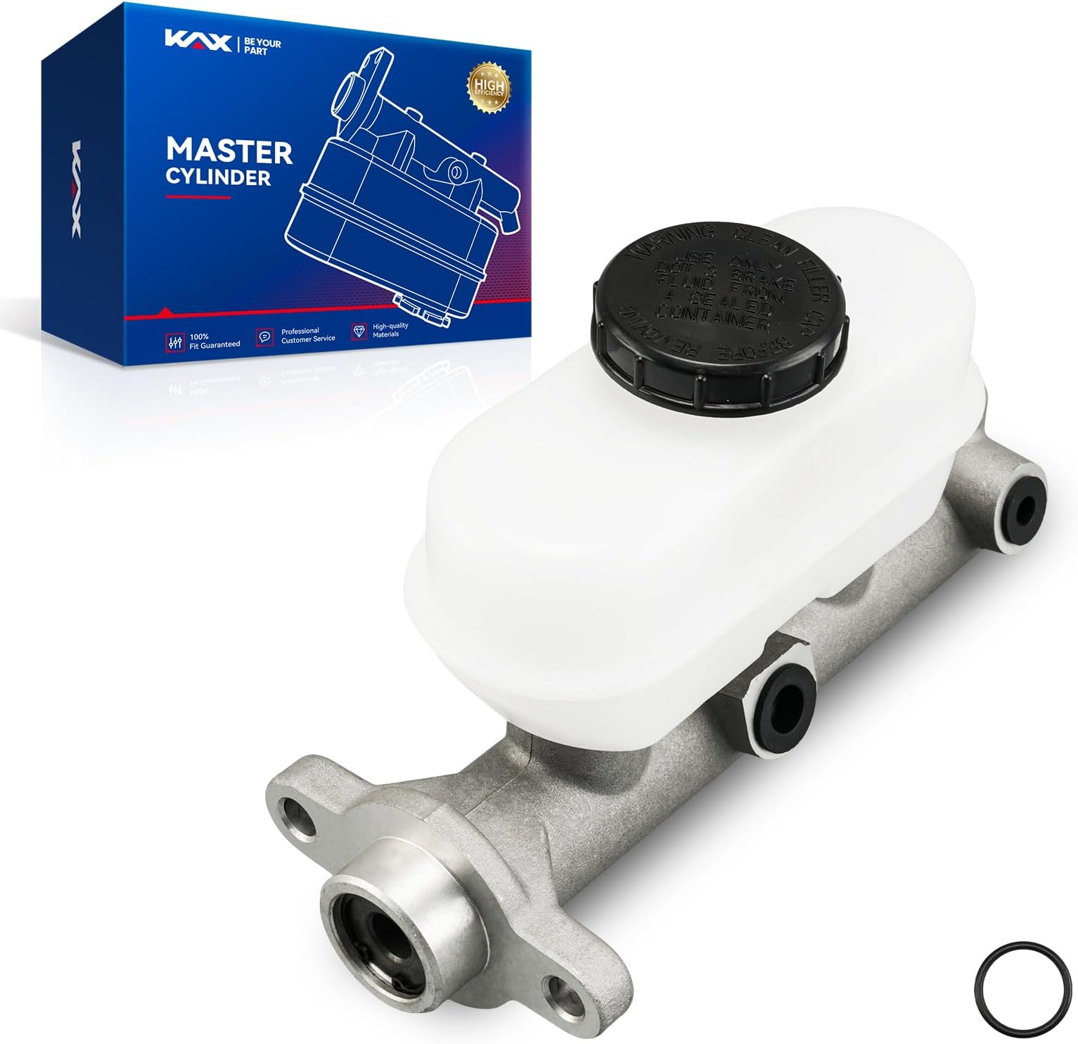 KAX Brake Master Cylinder with Reversior ABS Sensor Included Compatible with Ford E-150 Econoline 1994-1996, High Performance Aluminum Alloy Replacement Part, Direct Fit OEM Spec