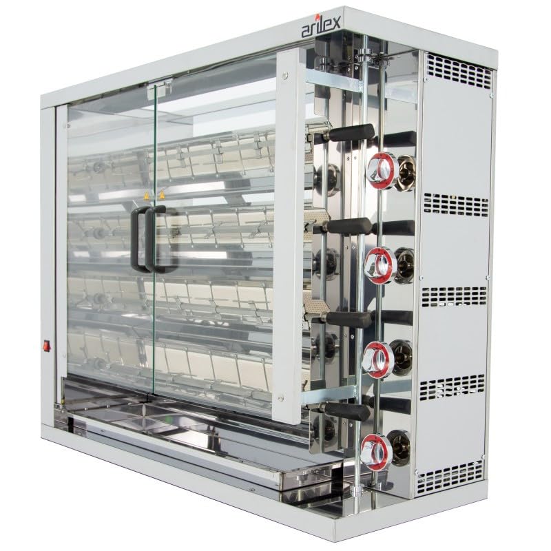 Rôtissoire à Gaz pour 4 Broches - Arilex