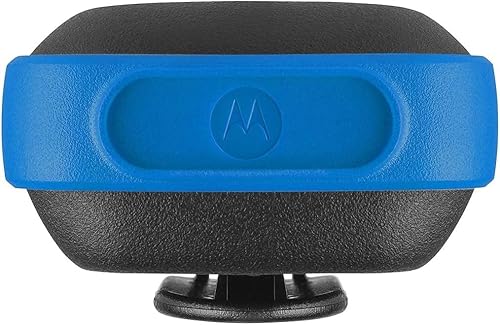 Miniatura 4 de Motorola Solutions, FRS portátil, T270, Talkabout, radios bidireccionales, recargable, 22 canales, 25 millas, negro con azul, paquete de 12