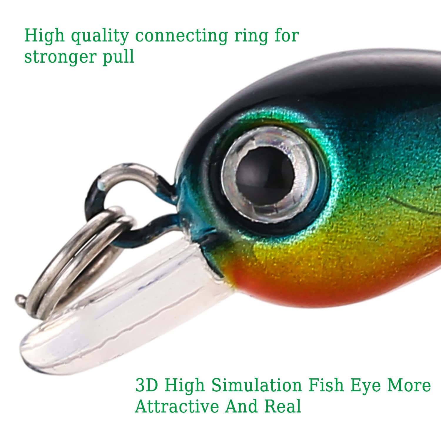 Sougayilang Bass Fishing Lures Kit Set Topwater Hard Baits Minnow Crankbait Pencil VIB Swimbait for Bass-Type 2 1