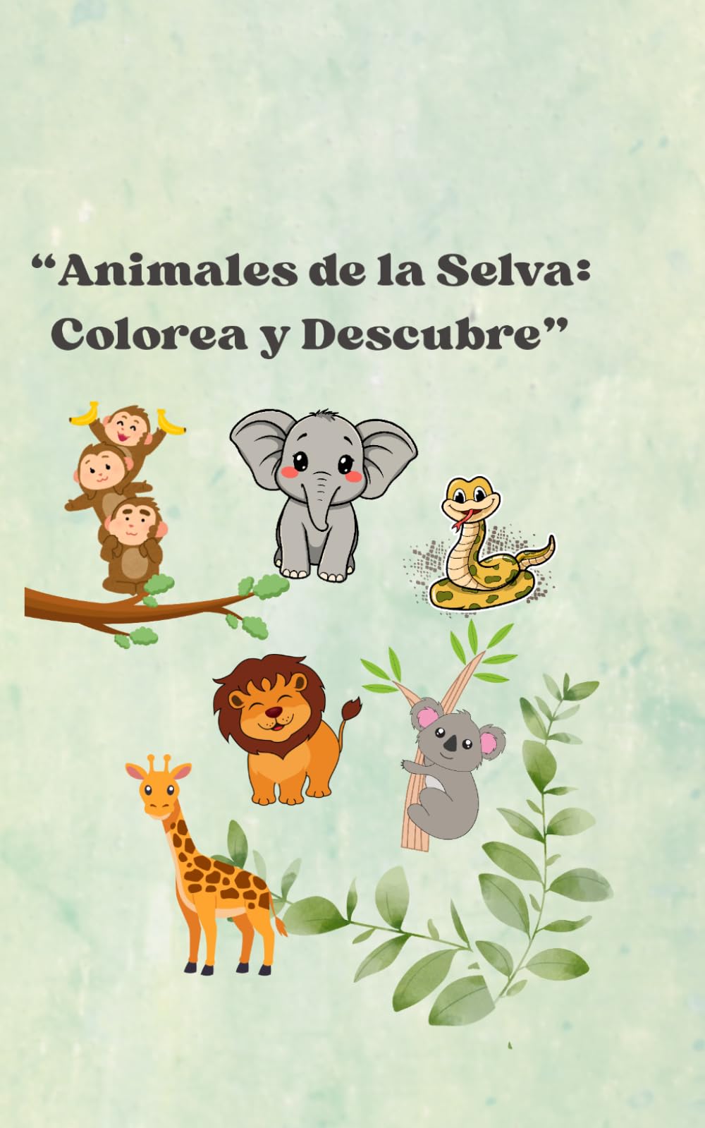 Animales de la Selva Colorea y Descubre