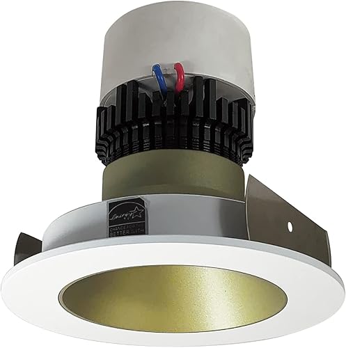 Miniatura 7 de Nora NPR-4RNDC27XBW  Foco descendente redondo de aluminio fundido a presión LED perla de 4 pulgadas  2700 K  1000 lm  12 W  90+ CRI  Regulable