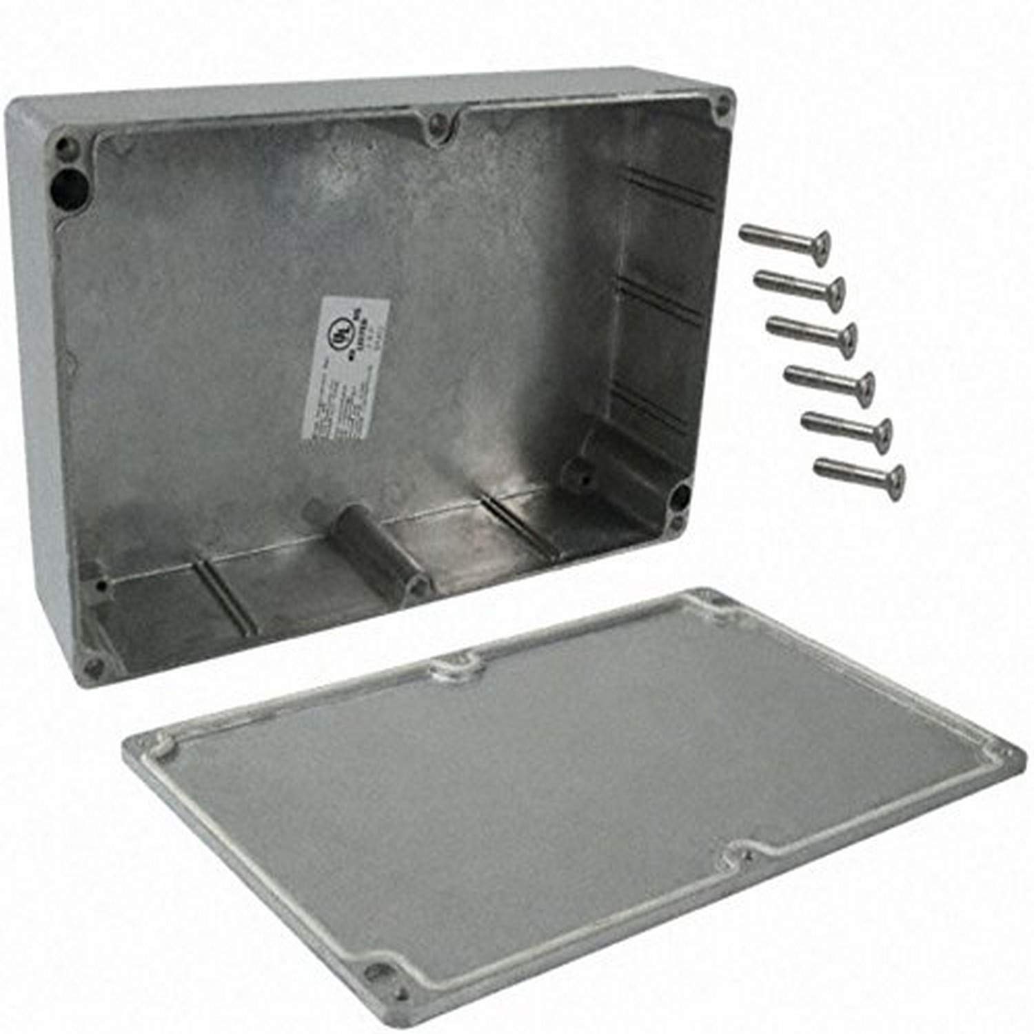 BUD Industries AN-1307-A IP68 Aluminum Enclosure with Screws 8.82