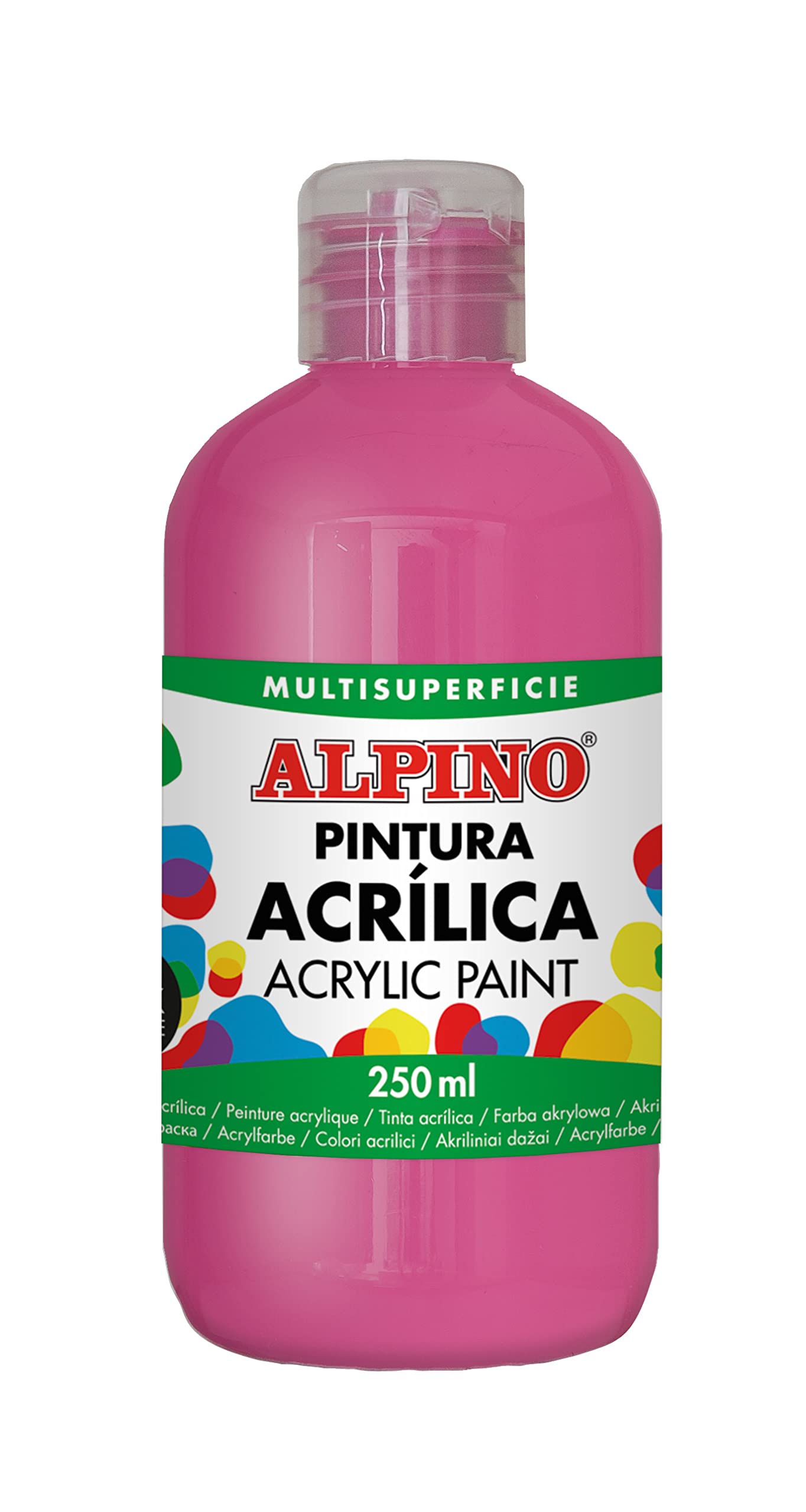 Alpino DV000025 - Botella pintura acrílica escolar