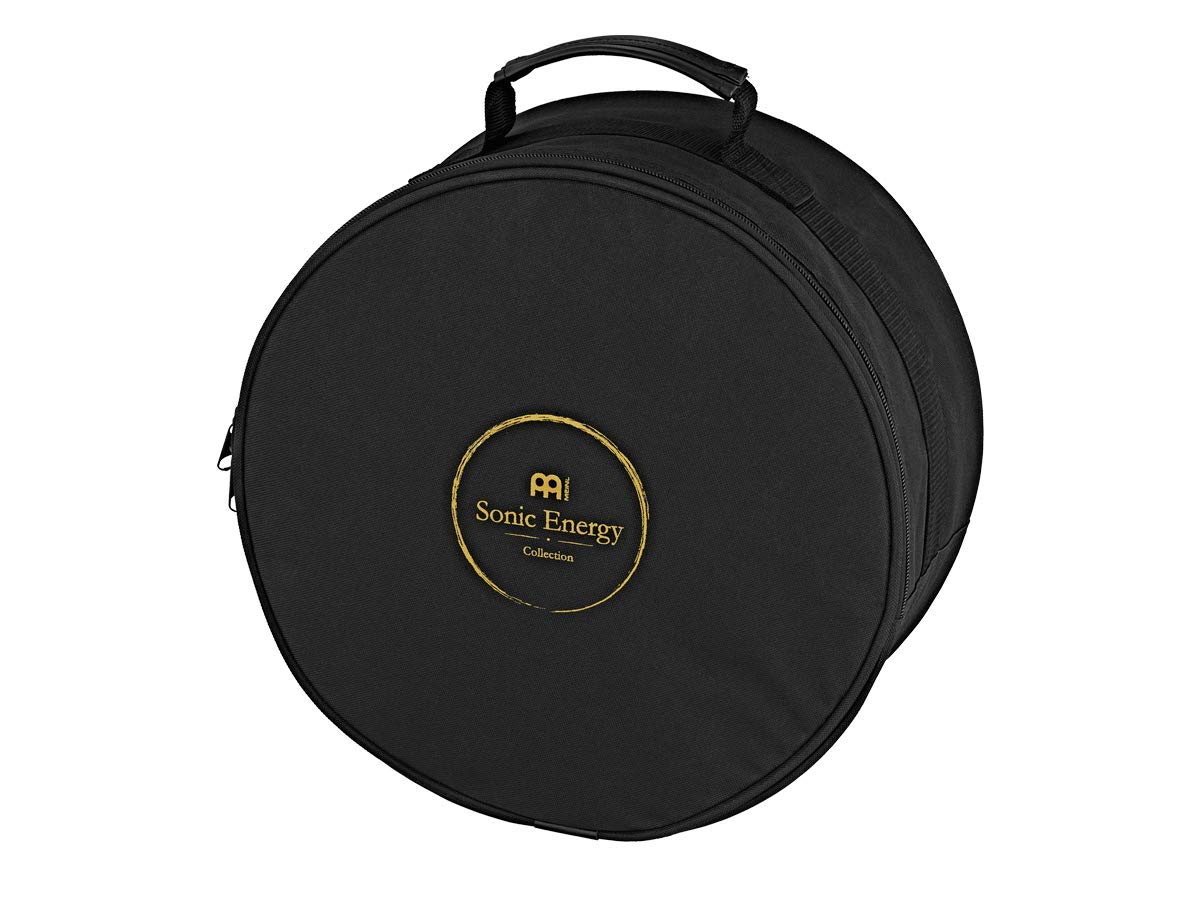Sonic Energy Steel Tongue Drum – instrument sonore 12 pouces en La Akebono – pour la méditation, le yoga, la percussion - acier revêtement noir - mailloches et sac inclus (STD2BK)