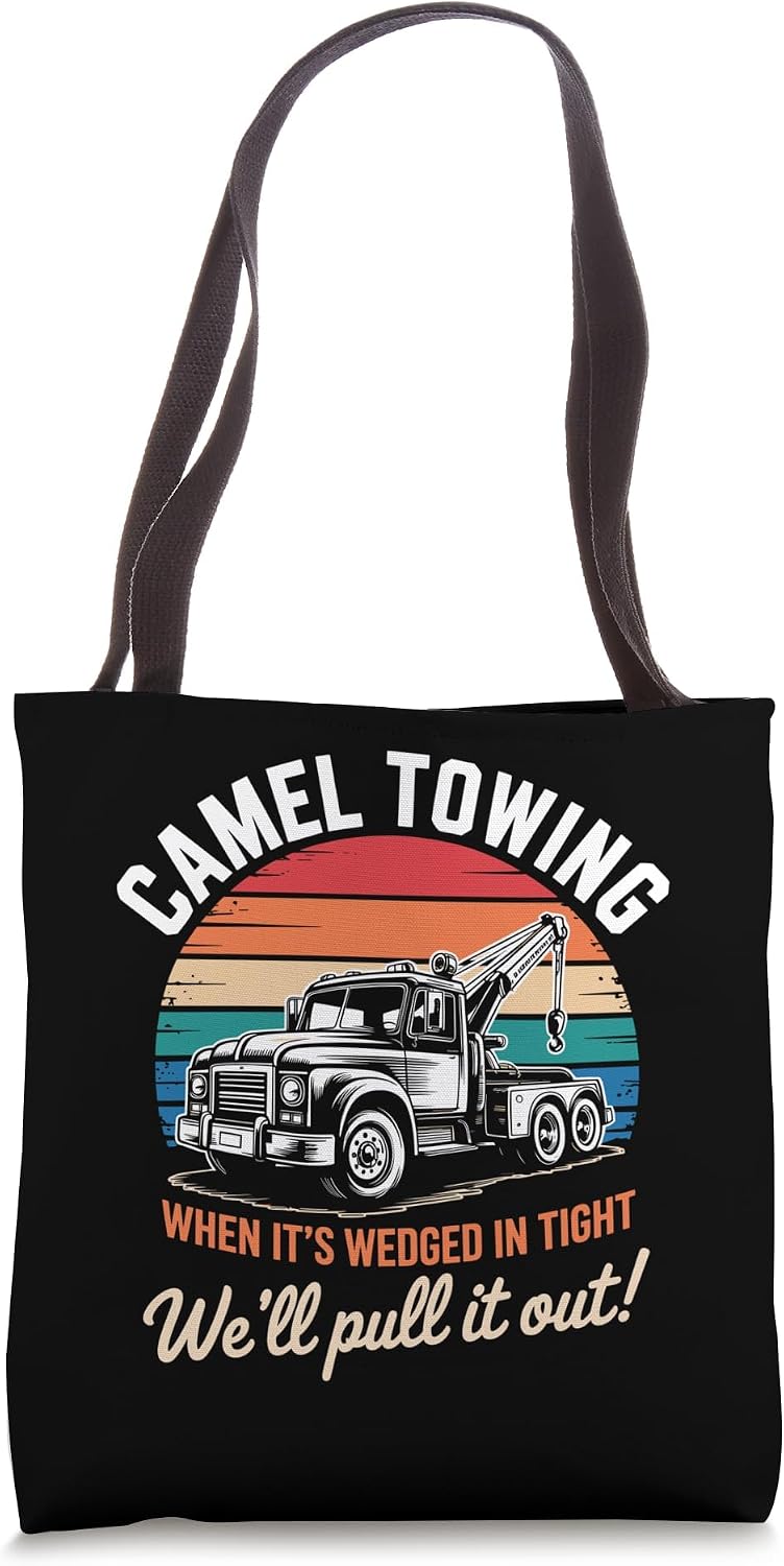 Best Tow Trucker Design For Men Boys Dad Tow Truck Driver Tote Bag