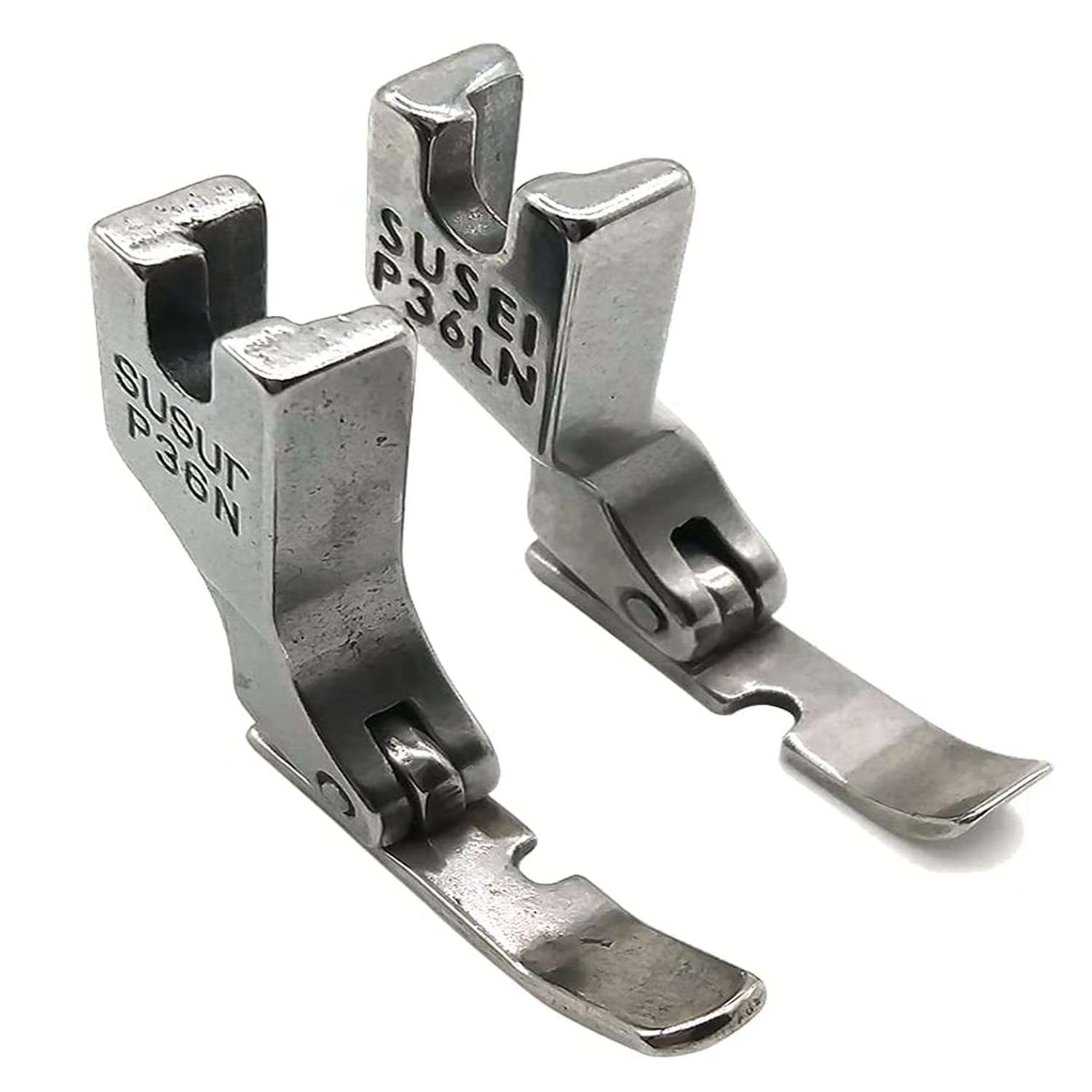 Jasol Presser Feet Left Right Industrial Sewing Machine Zipper Foot P36n Big Sewing Machine Umbrala Juki Jack Brother All Types of Industrial Sewing Machine (Silver) — Amazon image 2