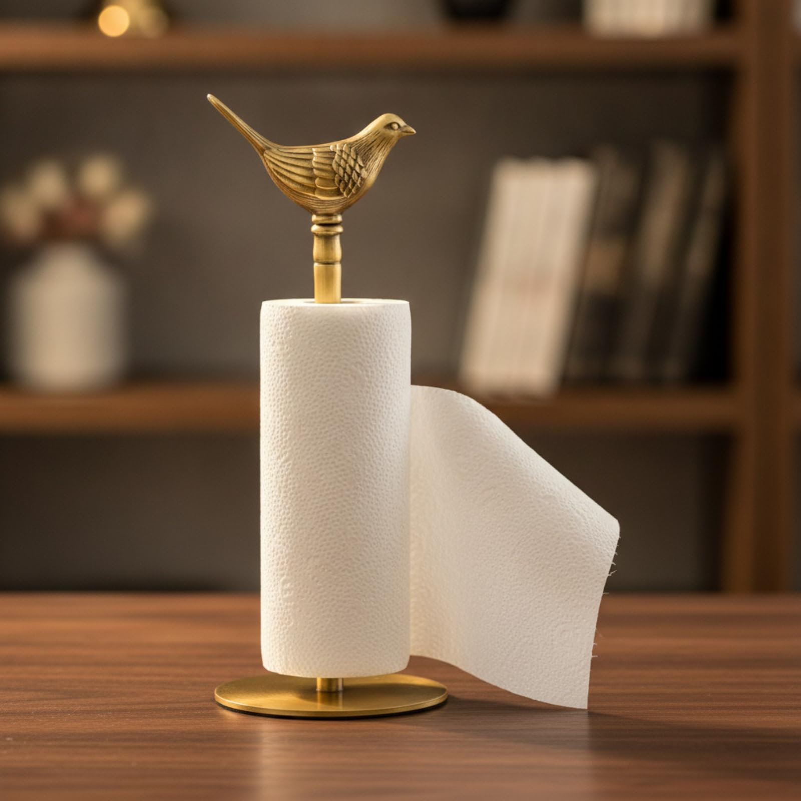 Porta Carta da Cucina Resistente Portarotolo da Cucina Compatto Supporto