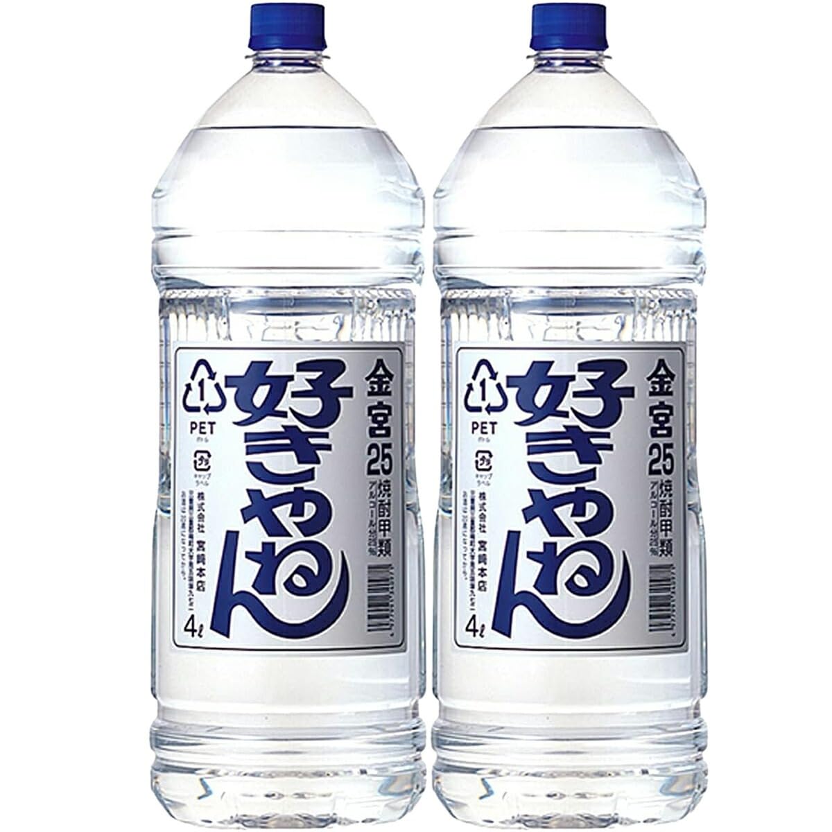 Amazon.co.jp: 金宮 好きやねん 25度 4000ml 4L ペット 2本 キンミヤ