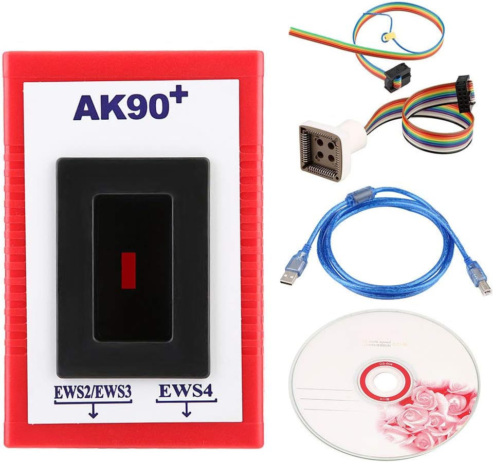 Key Programmer Tool, AK90+ Auto Key Programmer V3.19 Match Diagnostic Tool for EWS AK90 Key-PROG