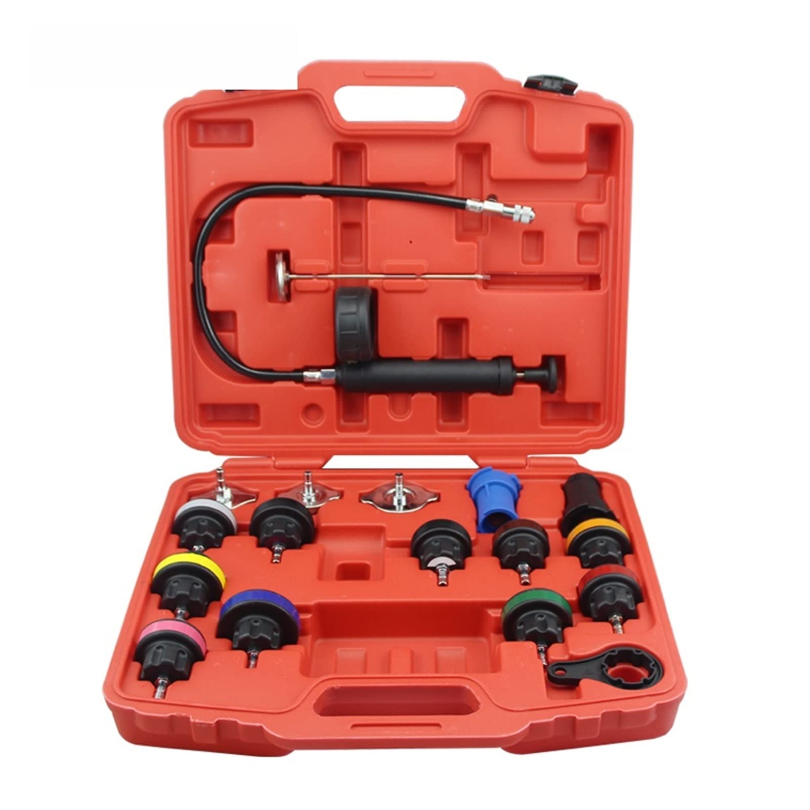 Buy 18PCS Radiator Pressure Tester Kit Coolant Vacuum Type Cooling