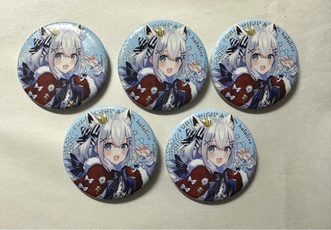 ホロライブ 富士急コラボ 缶バッジ 白上フブキ 48個セット セットの一