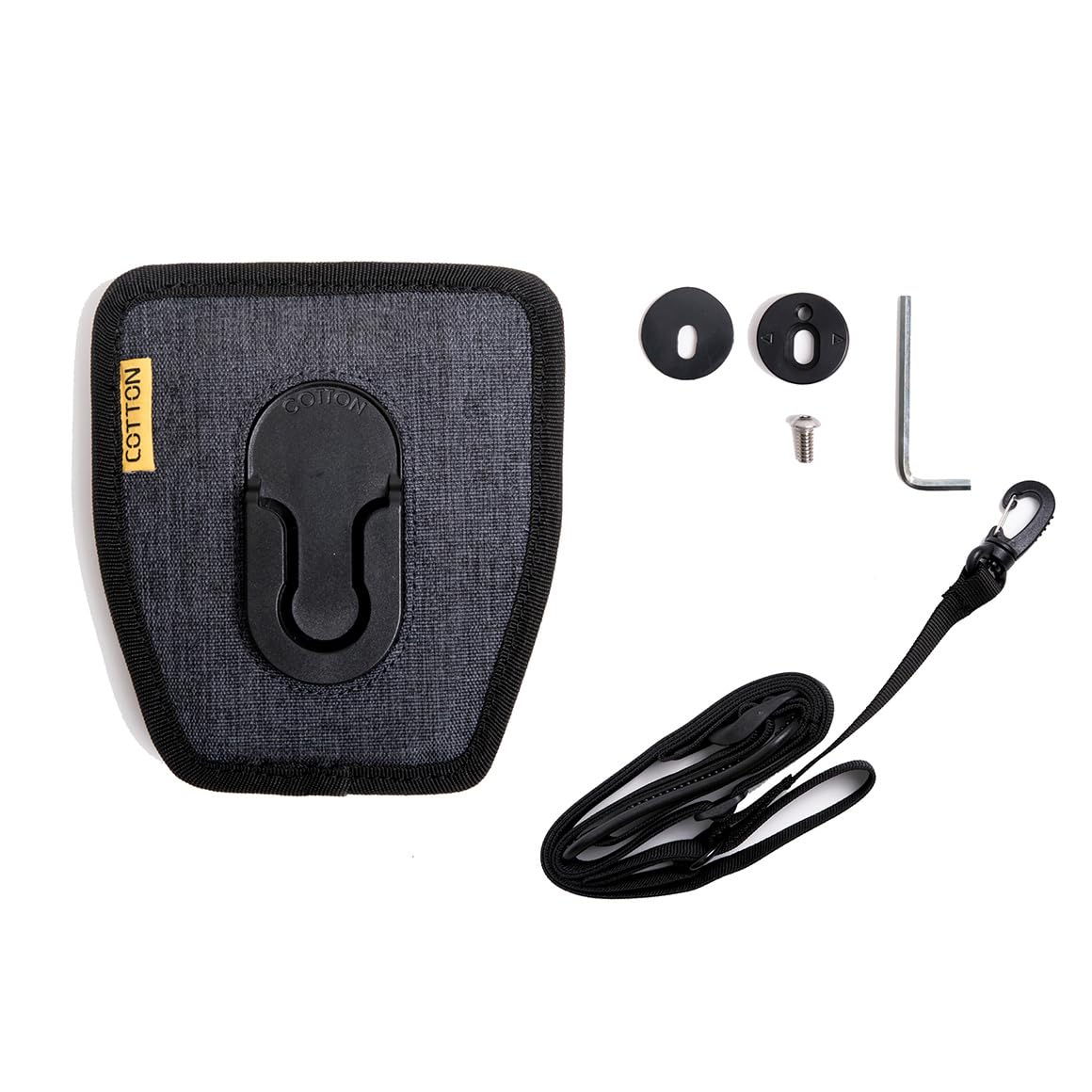 Cotton Carrier G3 Grey Wanderer Holster for Binoculars Soporte Abdominal, Negro, Talla única Unisex Adulto