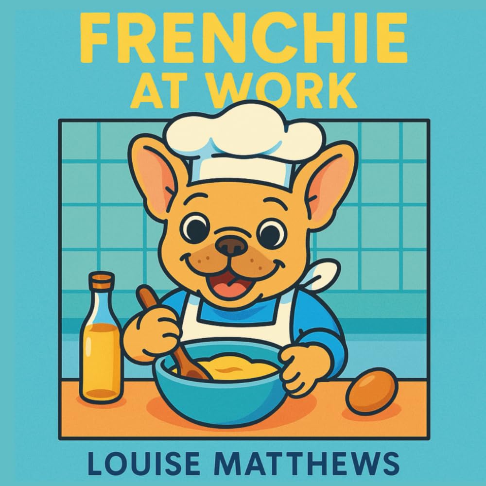 Frenchie at Work: A Colouring Book of Busy Bulldogs: Cute, Bold and Easy Designs For All ages