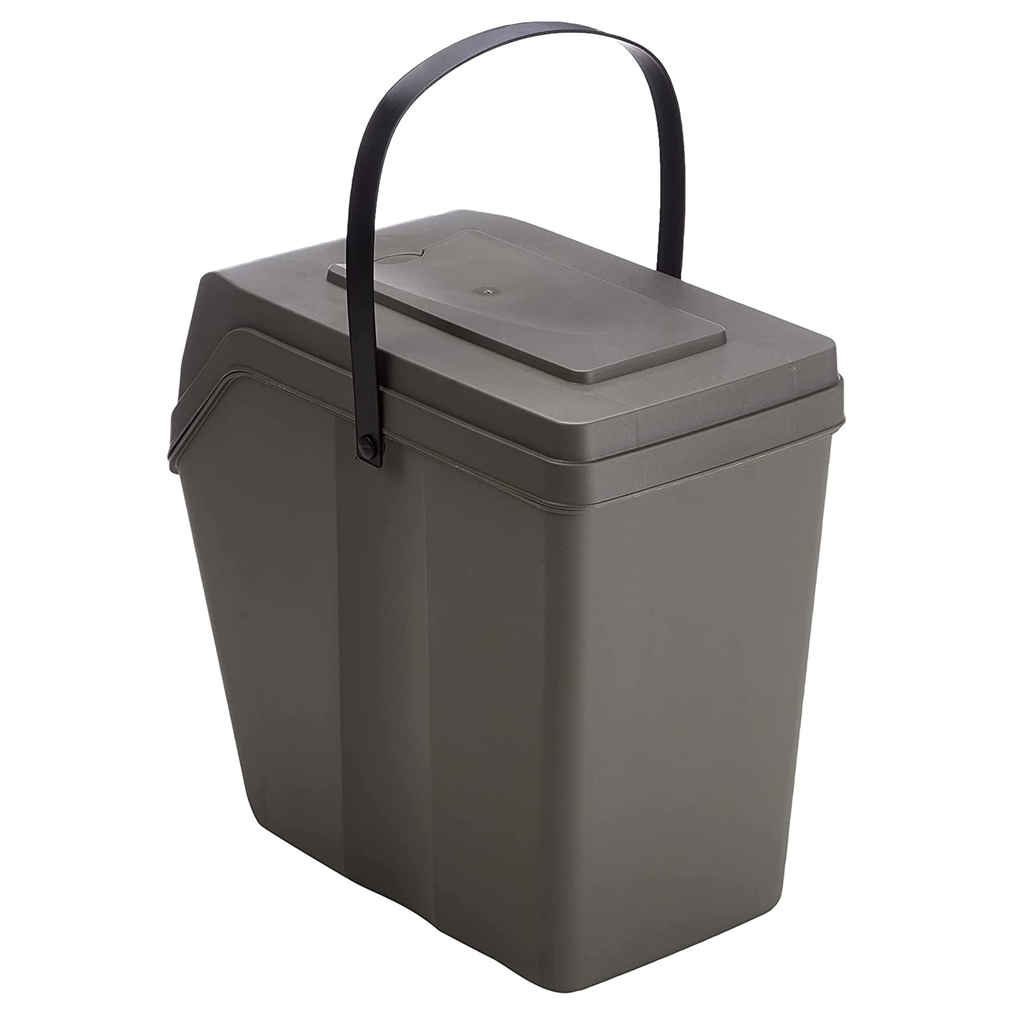 Set de 4 Cubos de Basura KEDEN SORTIBOX para Reciclado, Gris, Volumen 4x25L
