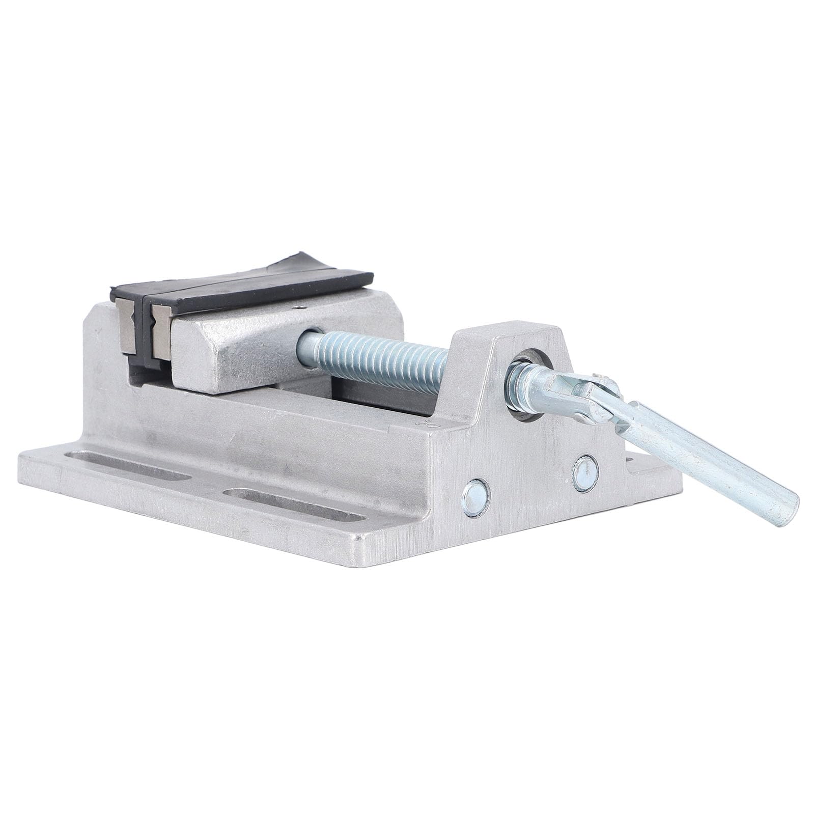 Heavy Duty Pew Vise Clamp for Drill Press, 76mm Jaw Width, 0 80mm Clamping Range, Durably Cast Iron Material with Hardened Steel Jaws, Stable and Accurate Drilling