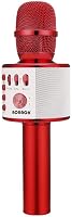 BONAOK 3 az 1-ben vezeték nélküli karaoke mikrofon piros, Bluetooth 1