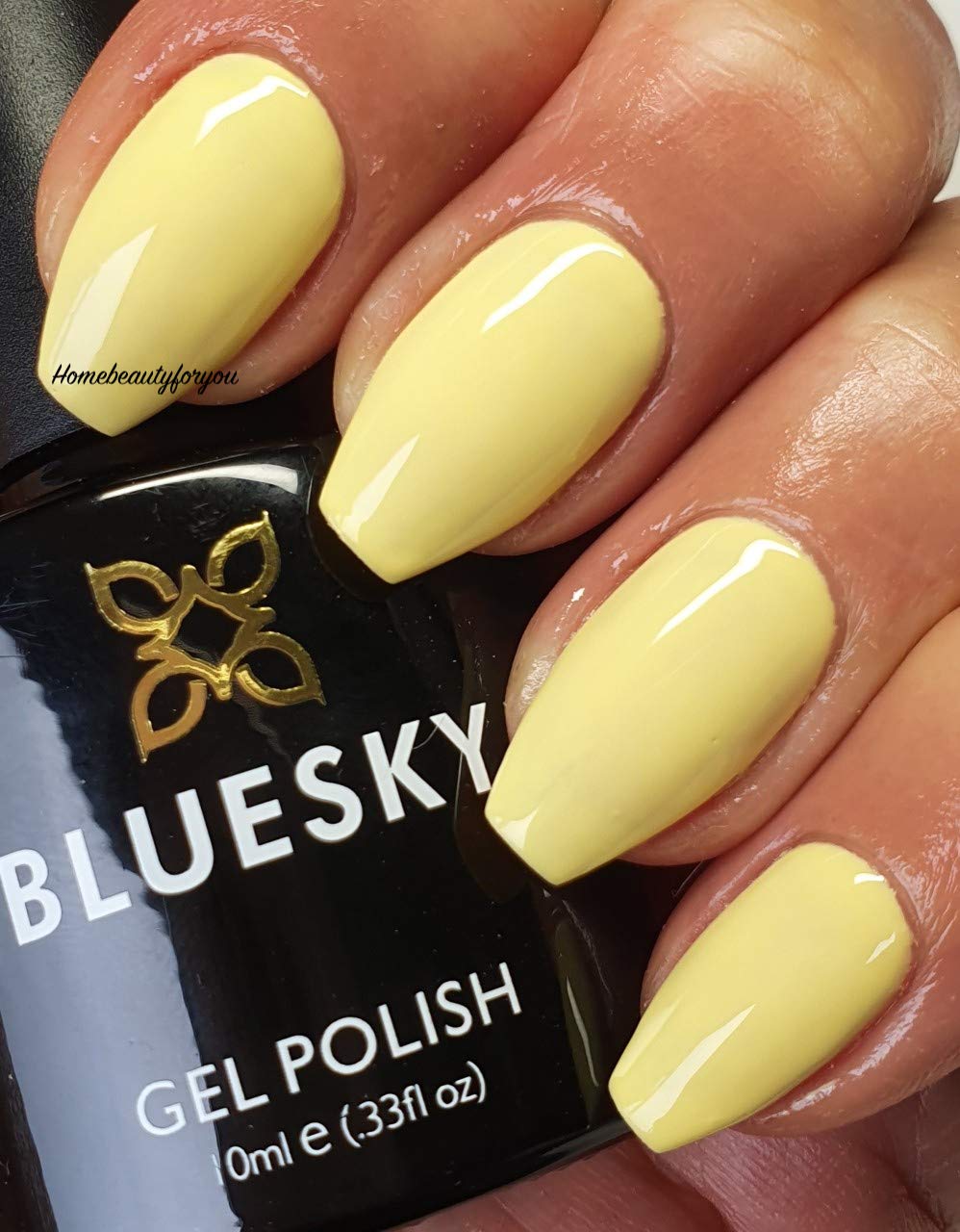 Bluesky GEL POLISH YELLOW LEMON PERSONALITY Nail DC115 UV LED Soak Off 10ml