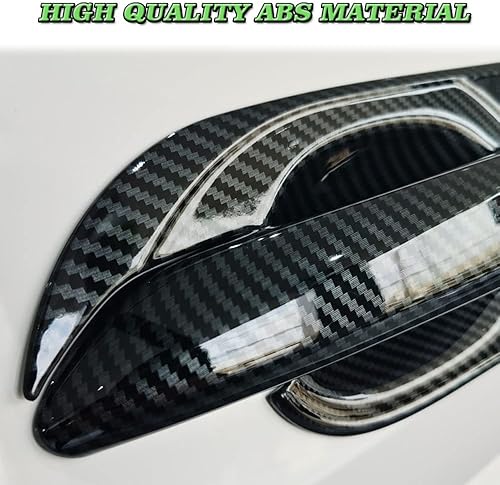 Miniatura 3 de BOYOUS 8 piezas de ABS cubierta exterior de la manija de la puerta de la manija de la puerta, marco del cuenco, accesorios de decoración para