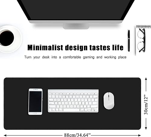 Miniatura 2 de Tapete VIPAMZ para mouse para juegos, XXXL, portátil, tamaño grande, base de hule antiderrapante, tejido con tratamiento especial con control de