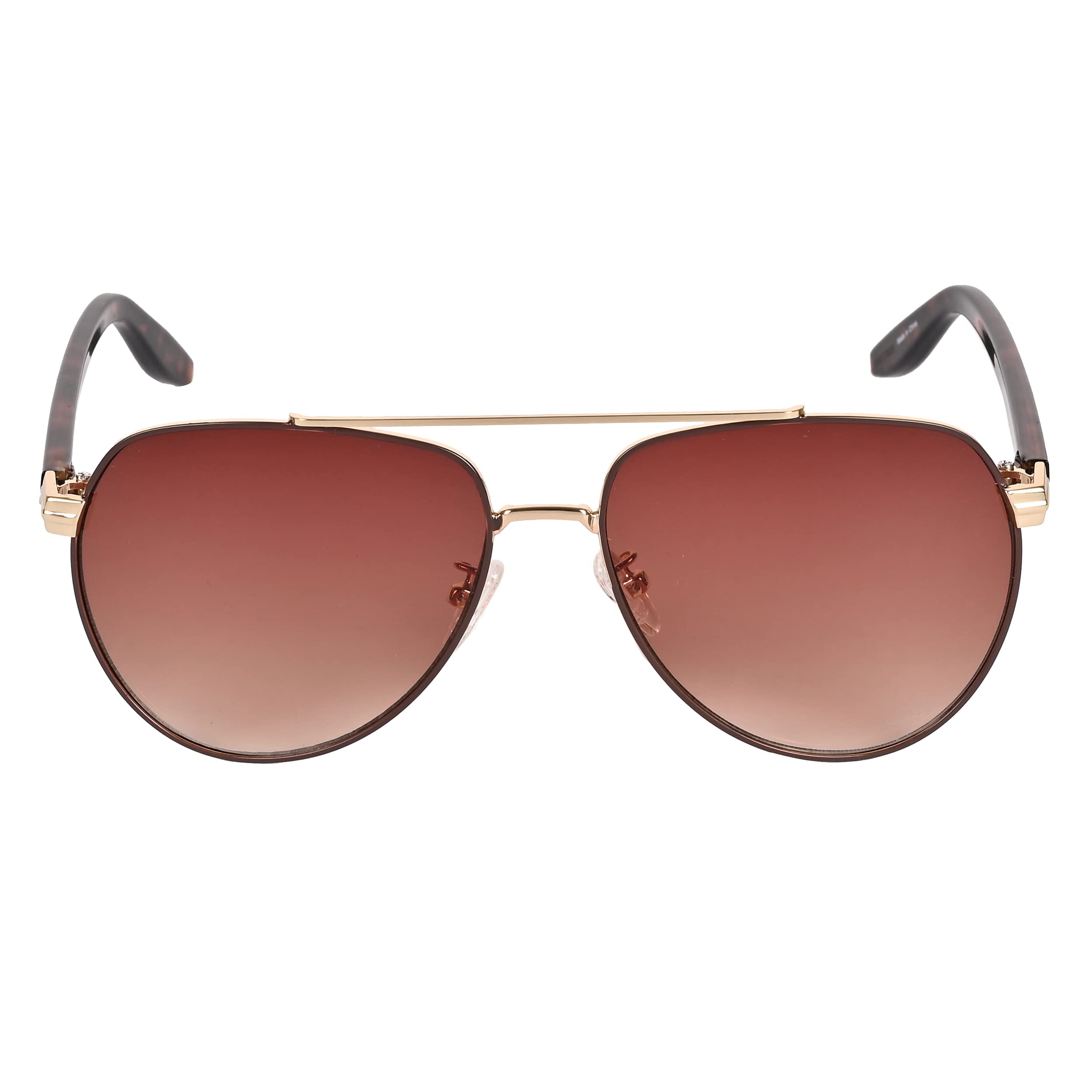 KENNETH COLE Brown Metal Sunglasses KC1420 58 48F
