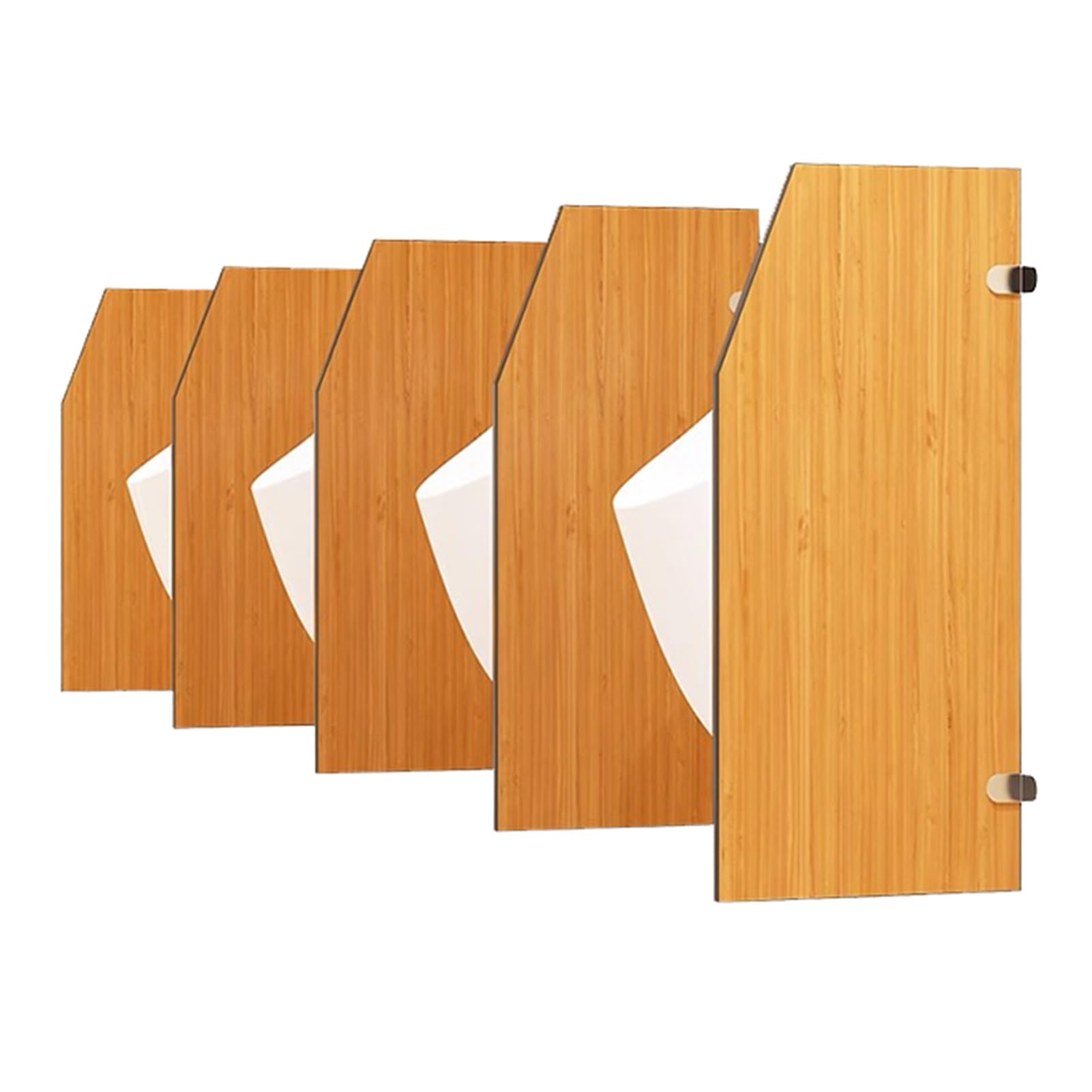 BKSXSOP Urinal Partition, Restroom Partitions, Wall-Mounted Screen Toilet Wall Urinal, Baffle for Schools/Kindergartens/Shopping/Public Places, 90cm