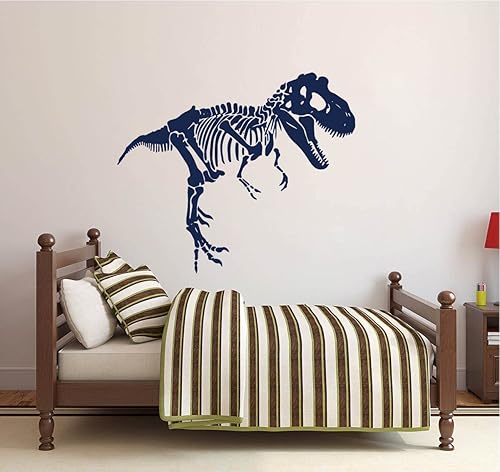 Miniatura 3 de Calcomanías grandes de esqueleto tiranosaurio, vinilo de dinosaurio animal para decoración de habitación de niños, vinilo YT2923 (M-17.7 x 15.0 in,