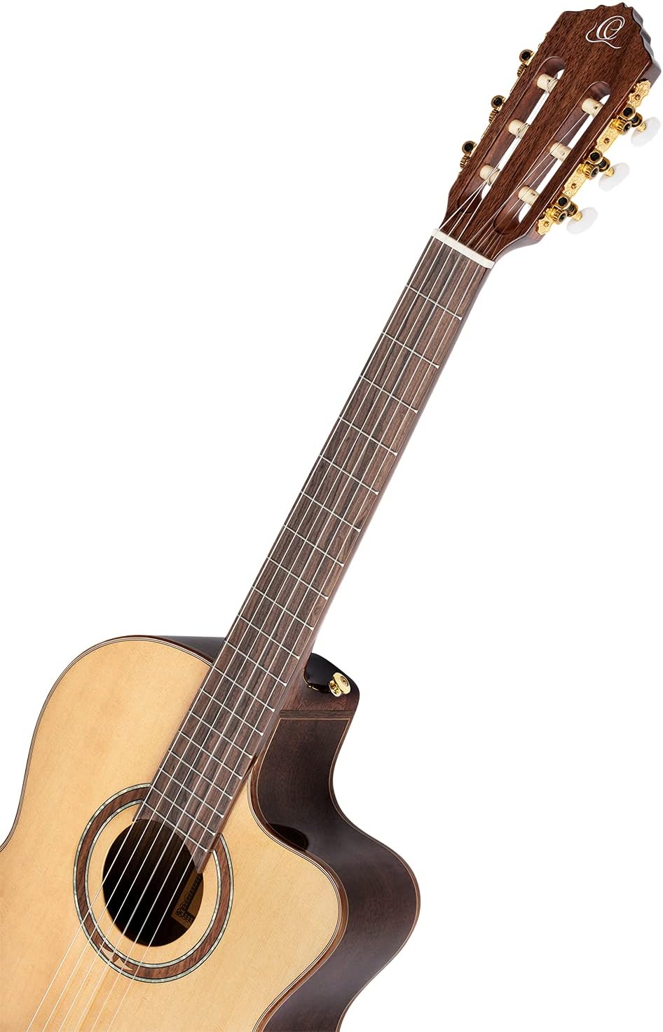 Performer Series Solid Top Slim Neck Acoustic-Electric Nylon Classical Guitar w/Bag
