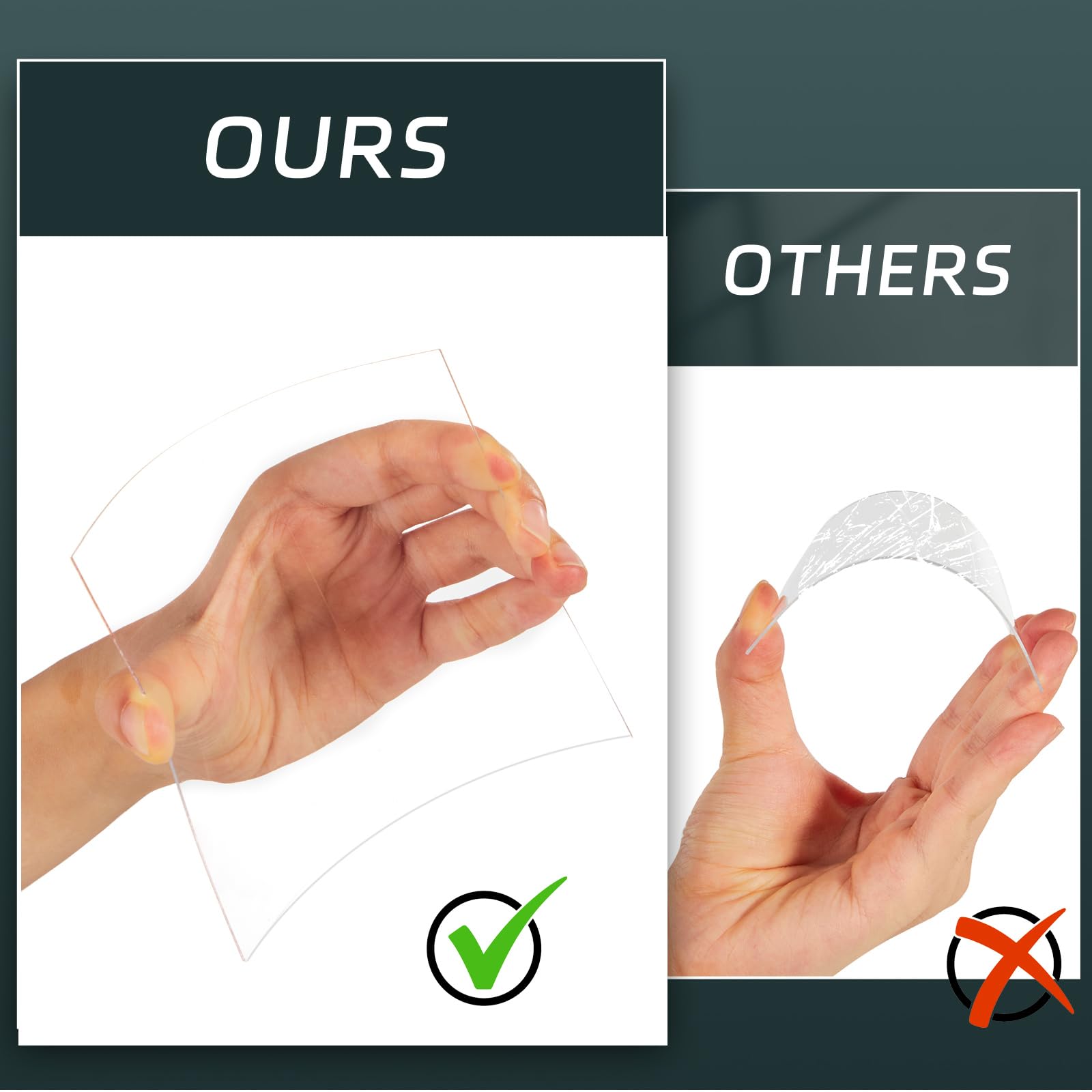 Lot de 200 lentilles de soudage transparentes de 5,1 x 10,8 cm, 0,1 cm d'épaisseur, capuchon de soudage transparent, lentilles de rechange universelles transparentes pour casque - Protection