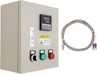7,5 kW 3-Phasen-PID-Temperaturregler mit Thermoelement, Ein-Chip-Steuerung Temperaturregler 220 V AC 32 A Intelligente Temperaturkontrollbox Digitaler Temperaturregler Warmwasserbereiter Regler