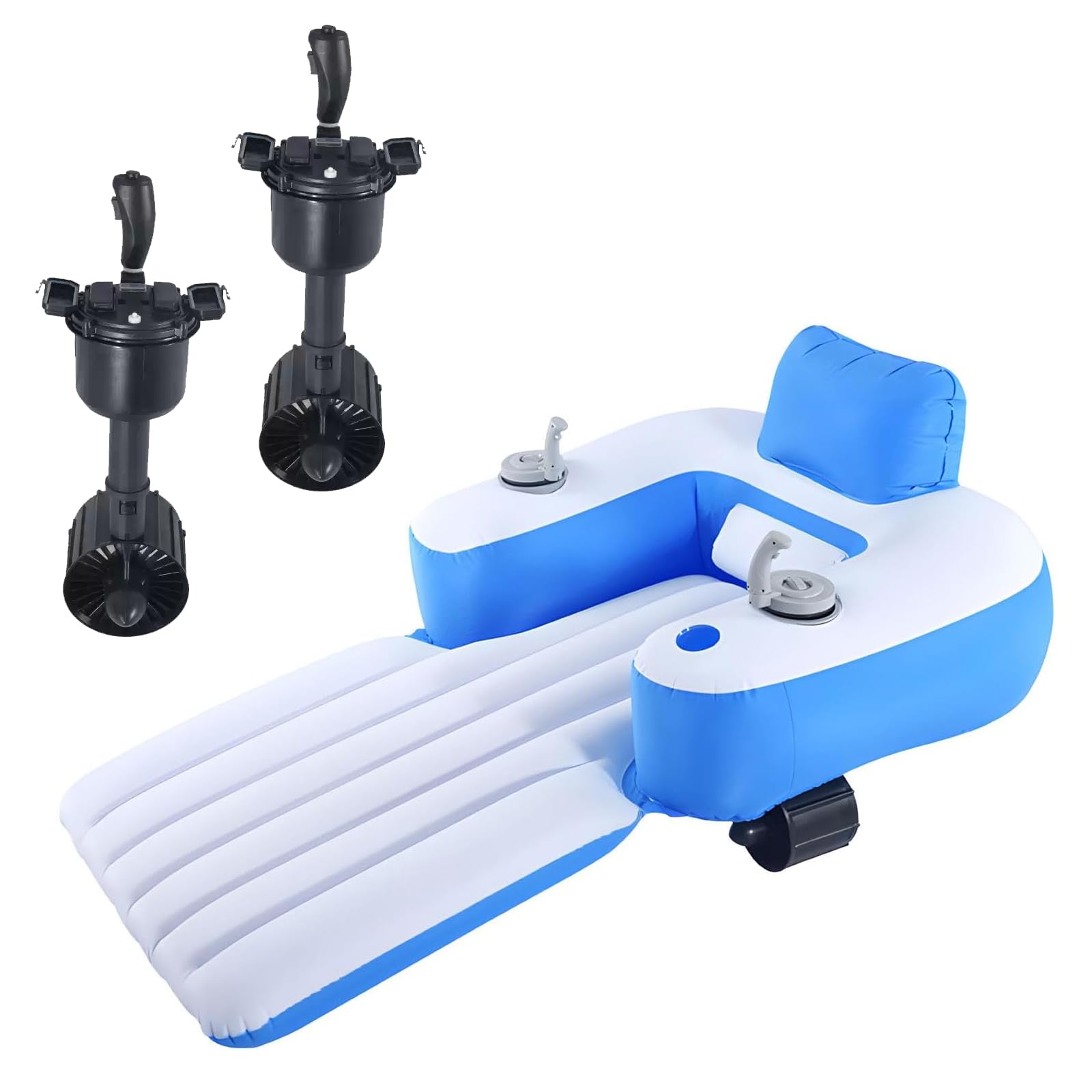 Powered Pool Float, aufblasbarer Loungesessel zum Sonnenbaden, Schwimmen, See & Strand Entspannung